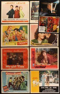 8d056 LOT OF 10 LOBBY CARDS '40s-90s great scenes from a variety of different movies!