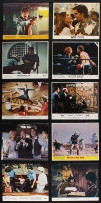 8d145 LOT OF 129 MINI LOBBY CARDS '69 - '81 a variety of great scenes from 31 different movies!