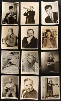8d162 LOT OF 18 8x10 PORTRAIT STILLS OF MALE STARS '40s-50s Gary Cooper, Maurice Chevalier & more!