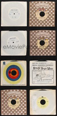 8d006 LOT OF 8 45 RPM PROMO RECORDS '70s-80s Slim Pickens, Donna Summer & more!