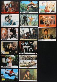 8d120 LOT OF 109 YUGOSLAVIAN LOBBY CARDS '80 - '88 a variety of scenes from 15 different movies!