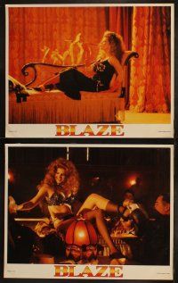 8f073 BLAZE 8 LCs '89 Ron Shelton directed, Paul Newman & sexy stripper Lolita Davidovich!