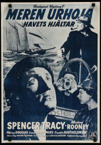 8g053 CAPTAINS COURAGEOUS Finnish R60s Spencer Tracy, Freddie Bartholomew, Lionel Barrymore