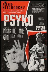8g067 PSYCHO Finnish '60 sexy half-dressed Janet Leigh, Anthony Perkins, Alfred Hitchcock