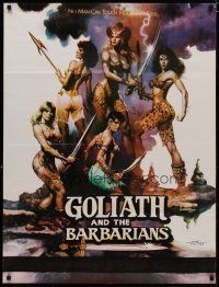 8g029 GOLIATH & THE BARBARIANS Pakistani '90s Il Terrore dei barbari, sexy Vallejo artwork!