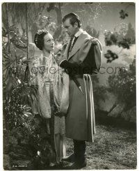 8h067 ADVENTURES OF MARCO POLO 7.5x9.5 still '37 Gary Cooper & Sigrid Gurie w/ flower by Coburn!