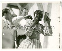 8h074 ALI BABA GOES TO TOWN candid 8x10 key book still '37 Eddie Cantor in blackface wearing dress!