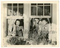 8h081 ANDY HARDY'S PRIVATE SECRETARY 8x10 still '41 Mickey Rooney & Kathryn Grayson at window!