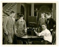 8h116 BARBARA FRIETCHIE candid 8x10 still '24 Florence Vidor & Lowe watch director with equipment!