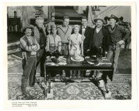 8h127 BIG COUNTRY candid 8.25x10 still '58 wonderful posed image of entire cast side-by-side!
