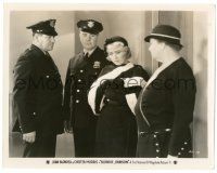 8h152 BLONDIE JOHNSON 8x10.25 still '33 men & woman police apprehend Joan Blondell!
