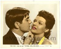 8h027 BLOOD & SAND color 8x10 still '41 romantic c/u of beautiful Rita Hayworth & Tyrone Power!