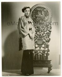 8h180 CARLA BALENDA 7.5x9.5 still '51 modeling embroidered mandarin jacket she designed herself!