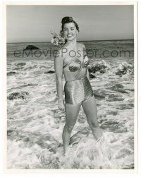 8h298 ESTHER WILLIAMS 8x10.25 still '49 in sexy swimsuit in surf from Take Me Out to the Ball Game!
