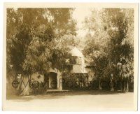 8h315 FLORENCE VIDOR deluxe 7.75x9.75 still '20s front view of her beautiful Hollywood home!