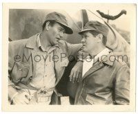8h316 FLYING TIGERS 8.25x10 still '42 great close up of John Wayne & Paul Kelly by airplane!