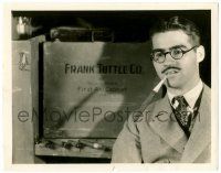 8h328 FRANK TUTTLE 8x10.25 still '29 director of Marquis Preferred smoking case of cheap cigars!