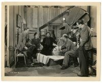 8h439 INVADERS candid 8.25x10.25 still '42 Howard & Johns laugh at director Powell & Olivier by tub!