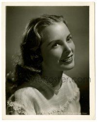 8h463 JANET LEIGH 8x10.25 still '40s super young smiling portrait of the beautiful star!