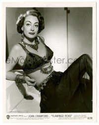 8h482 JOAN CRAWFORD 8x10.25 still '49 full-length in sexy two-piece dancer outfit in Flamingo Road