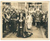 8h483 JOAN THE WOMAN deluxe 8x10 still '16 Cecil B. DeMille, coronation of Charles VII of France!