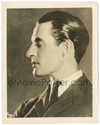 8h488 JOHN GILBERT 8x10 still '22 great young profile portrait in suit & tie by Spurr!