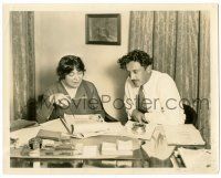 8h514 JUNE MATHIS 8x10 still '20s the legendary screenwriter working on a script at her desk!
