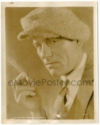 8h585 LONDON AFTER MIDNIGHT 8x10.25 still '27 best close portrait of Lon Chaney holding cigarette!