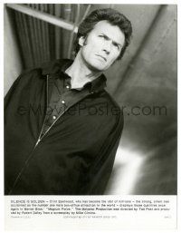 8h606 MAGNUM FORCE 7.5x9.75 still '73 great close up of Clint Eastwood as tough cop Dirty Harry!