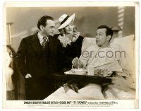 8h614 MANPOWER 8x10.25 still '41 Marlene Dietrich & Edward G. Robinson w/George Raft in hospital!