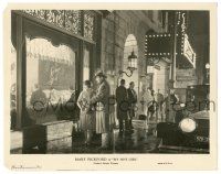 8h657 MY BEST GIRL 8x10.25 still '27 Mary Pickford & Buddy Rogers on street looking into restaurant
