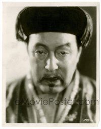 8h661 MYSTERIOUS DR FU MANCHU 7.75x10 still '29 wonderful close up of Warner Oland in full makeup!