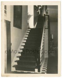 8h708 POLA NEGRI 8x10 still '20s c/u of elaborate staircase in her Beverly Hills Home by Richee!