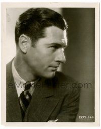 8h731 RICHARD ARLEN 8x10.25 still '30s great profile portrait of the handsome leading man!