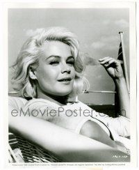 8h768 SANDRA DEE 8.25x10 still '66 sailing off to Lisbon & Rome to film A Man Could Get Killed!