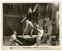 8h783 SHE'S BACK ON BROADWAY 8.25x10 still '53 ladies watch sexy Patrice Wymore dance on piano!
