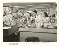 8h792 SLEEPYTIME GAL 8x10.25 still '42 Judy Canova in kitchen with chef Billy Gilbert & others!