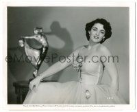 8h853 SUZAN BALL 8.25x10 still '52 wonderful portrait of the beautiful brunette in formal gown!