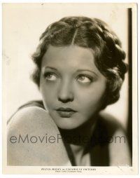 8h857 SYLVIA SIDNEY 8x10.25 still '30s beautiful head & shoulders portrait of the Paramount star!