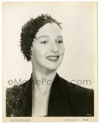 8h859 TAINA ELG 8x10.25 still '56 beautiful head & shoulders portrait in cool cap from Gaby!