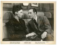 8h870 TERROR BY NIGHT 8x10.25 still '46 Basil Rathbone is Sherlock Holmes with Renee Godfrey!