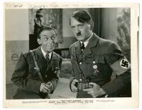 8h874 THAT NAZTY NUISANCE 8.25x10.25 still '43 Hal Roach, Bobby Watson as Hitler in WWII comedy!