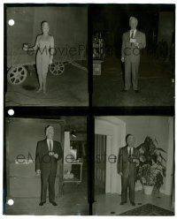 8h885 THIS ISLAND EARTH 8.25x10 contact sheet '55 incredible candids of male & female aliens!