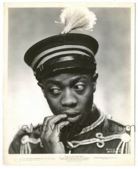 8h974 WILLIE BEST 8.25x10 still '40 great portrait in band uniform from Hal Roach's Road Show!