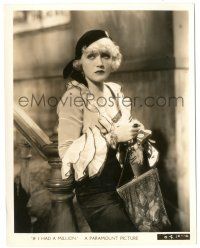 8h986 WYNNE GIBSON 8x10.25 still '32 full-length portrait as waterfront girl from If I Had a Million