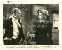 8h840 STORY OF VERNON & IRENE CASTLE 8x10.25 still '39 Rogers stares at Astaire's Pinocchio nose!