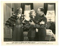8h838 STORY OF VERNON & IRENE CASTLE 8x10 still '39 Oliver watches embracing Astaire & Rogers!