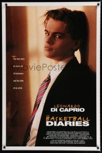 8j084 BASKETBALL DIARIES 1sh '95 Leonardo DiCaprio, based on the life of Jim Carroll!