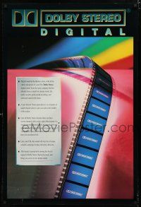 8j010 DOLBY STEREO DIGITAL DS 1sh '92 image of film strip & sound system info!