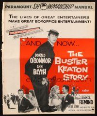 8k365 BUSTER KEATON STORY pressbook '57 Donald O'Connor as The Great Stoneface comedian, Ann Blyth